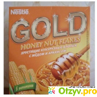 Кукурузные хлопья с медом и орехами хрустящие Nestle Gold Honey Nut Flakes отзывы