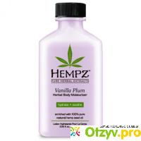 Лосьон для тела Vanilla Plum Herbal Body Moisturizer Hempz отзывы