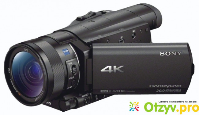 Отзыв о Цифровая видеокамера Sony FDR-AX100E 4K, Black