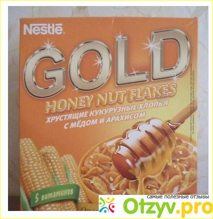 Отзыв о Кукурузные хлопья с медом и орехами хрустящие Nestle Gold Honey Nut Flakes