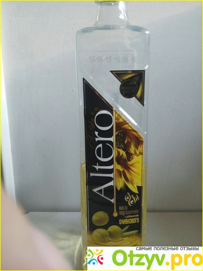 Отзыв о Масло подсолнечное Altero Golden с добавлением оливкового