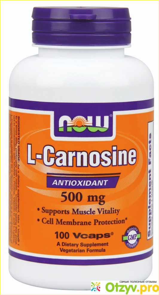 Отзыв о Now Foods Л-карнозин