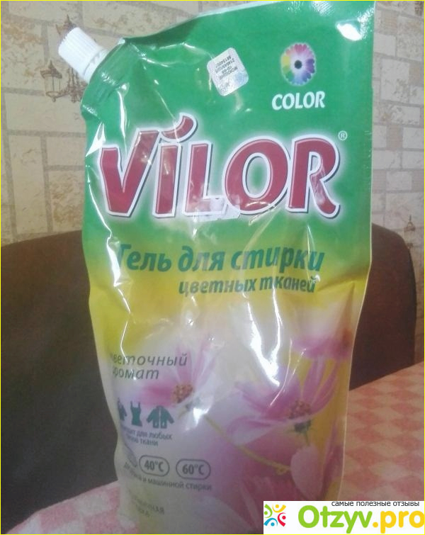 Отзыв о Гель для стирки цветных тканей Vilor Цветочный аромат