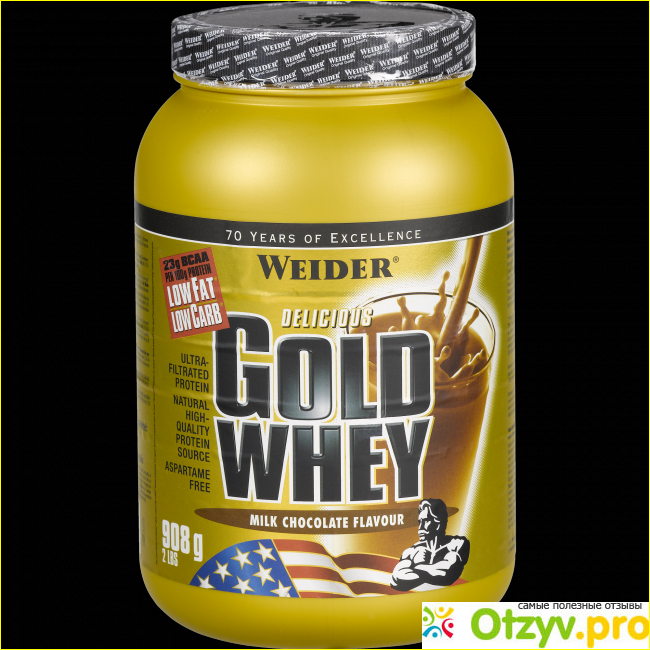 Отзыв о Weider Gold Whey Protein клубника-крем