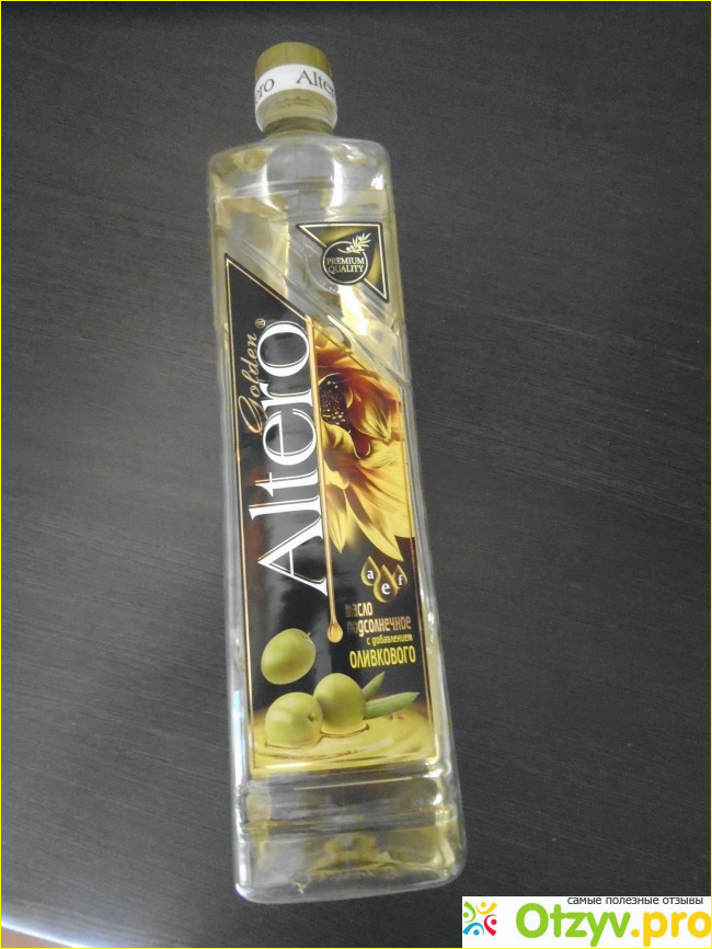 Отзыв о Масло подсолнечное с добавлением оливкового Altero Golden