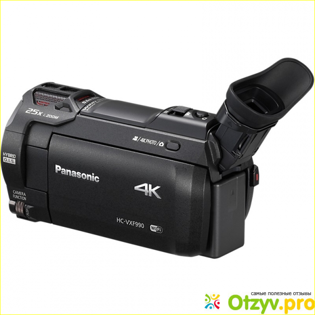 Описание Panasonic HC-VXF990, Black 4K