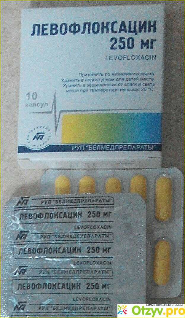 Антибиотик левофлоксацин
