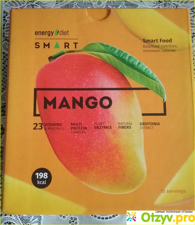 Отзыв о Сбалансированное питание Energy Diet Smart со вкусом манго