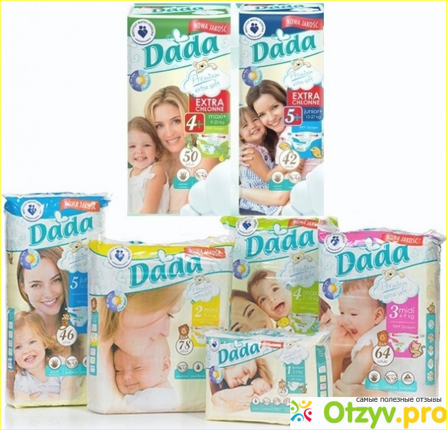 Польские подгузники марки Dada Premium.