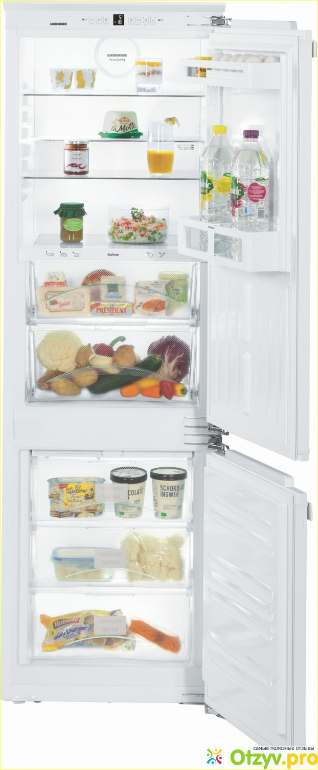 Отзыв о Liebherr ICBN 3324, White холодильник встраиваемый