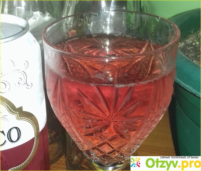 Напиток винный ароматизированный газированный сладкий Belbosco Rosali фото2