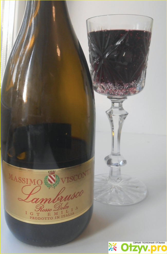 Игристое вино Lambrusco Rosso Dolce фото1