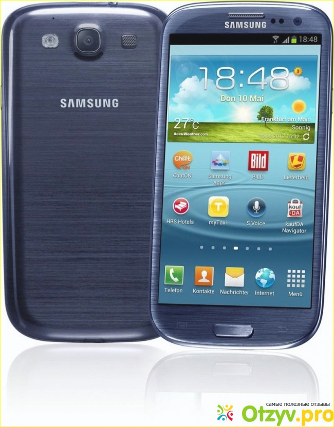 Дизайн и характеристики мобильного телефона Samsung galaxy s3