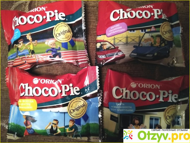 Мучное кондитерское изделие в глазури Orion Choco Pie Original «Сладкие пожелания» фото2