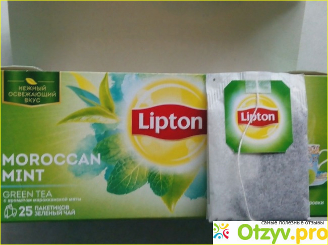Отзыв о Чай зеленый Lipton Moroccan Mint