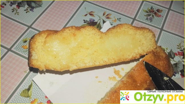 Пирожное Большевик Медвежонок Барни Бисквит с бананом и йогуртом фото3