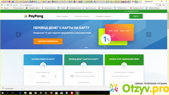 PayPong – онлайн платформа мгновенных финансовых услуг фото1