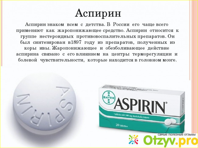 Аспирин.