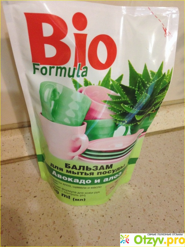Отзыв о Бальзам для мытья посуды Bio Formula Авокадо и алоэ.
