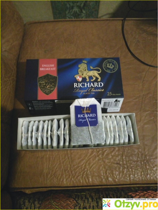 Чай Richard черный пакетированный Английский завтрак фото2