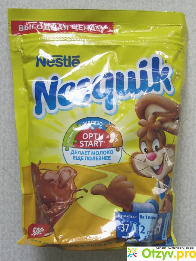 Отзыв о Какао-напиток быстрорастворимый Nesquik OPTI-START
