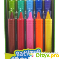 Карандаши для рисования в ванной 10 штук bathtub crayons, Crayola отзывы