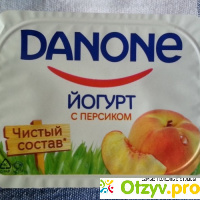Йогурт с персиком Danone отзывы