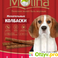 Жевательные колбаски Молина для собак  Лакомство отзывы