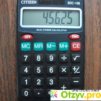 Карманный микрокалькулятор Citizen SDC - 108 отзывы