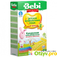 Каша безмолочная кукурузная низкоаллергенная Bebi Premium отзывы