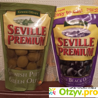 Испанские оливки и маслины без косточки Seville Premium отзывы