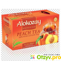 Чай черный с ароматом персика Alokozay Peach Tea отзывы