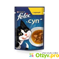Влажный корм для кошек Felix Суп с курицей в соусе отзывы