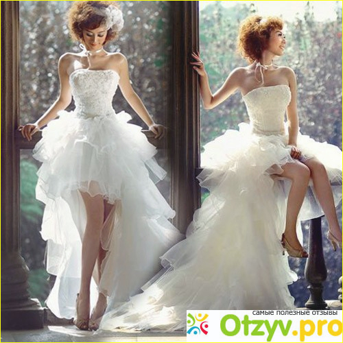 Короткое свадебное платье фото фото2