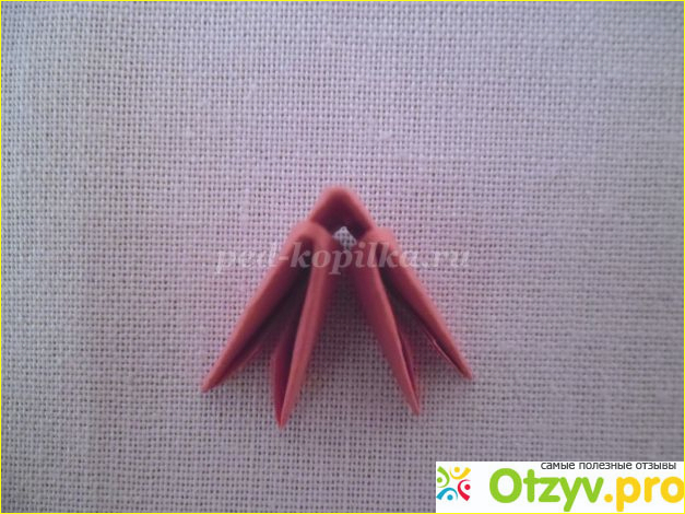 Оригами сердечко из бумаги фото3