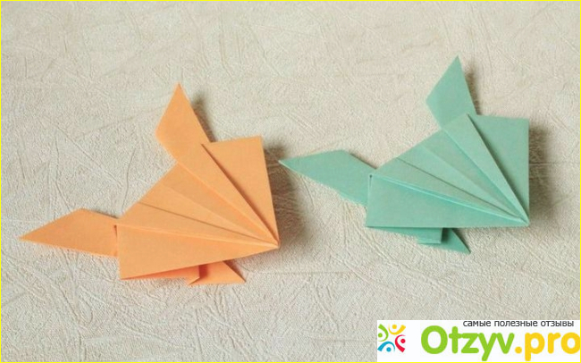 Отзыв о Оригами из бумаги лягушка