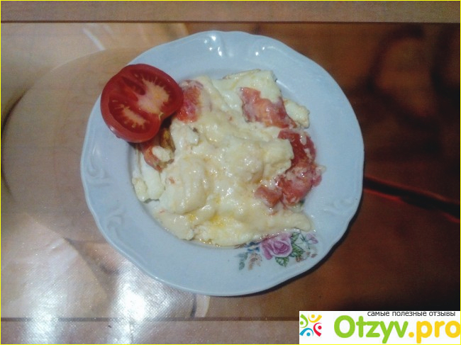 Омлет на сковороде с помидорами - по шагово, много фото фото9