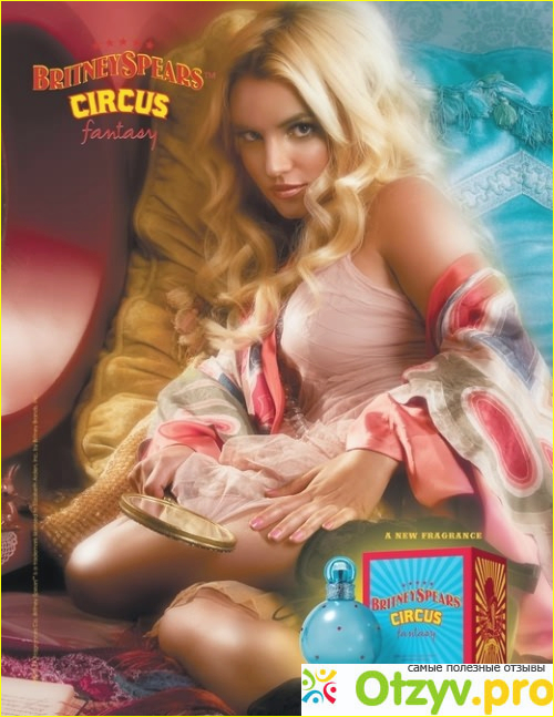 Парфюмированная вода серии Britney spears circus fantasy.