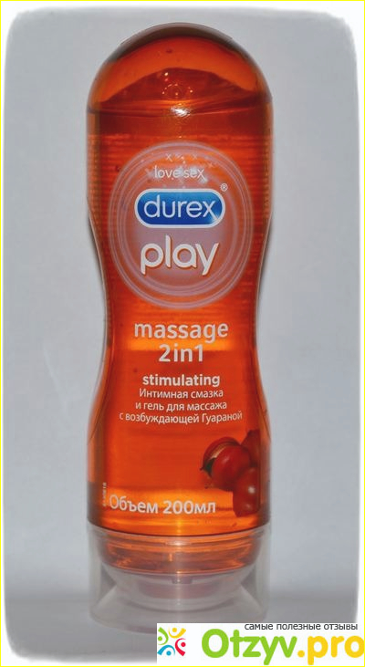 Отзыв о Интимный гель-смазка Durex Play Massage 2 in 1 stimulating с возбуждающей гуараной