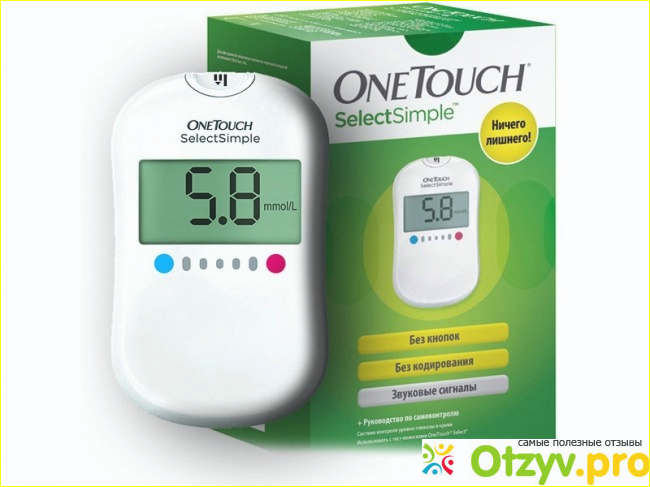 Отзыв о Глюкометр One Touch Select Simple