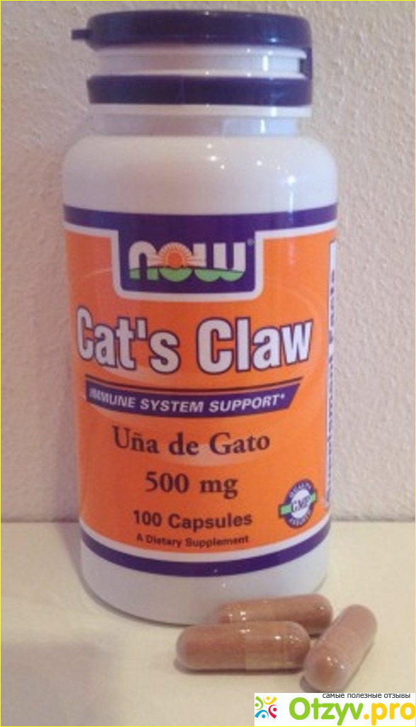 БАД Кошачий коготь. Now foods Cats Claw.