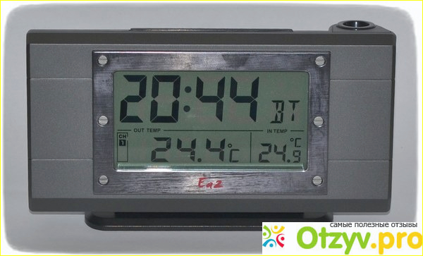 Часы проекционные Ea2 OP306 Optimus с датчиком измерения температуры фото2