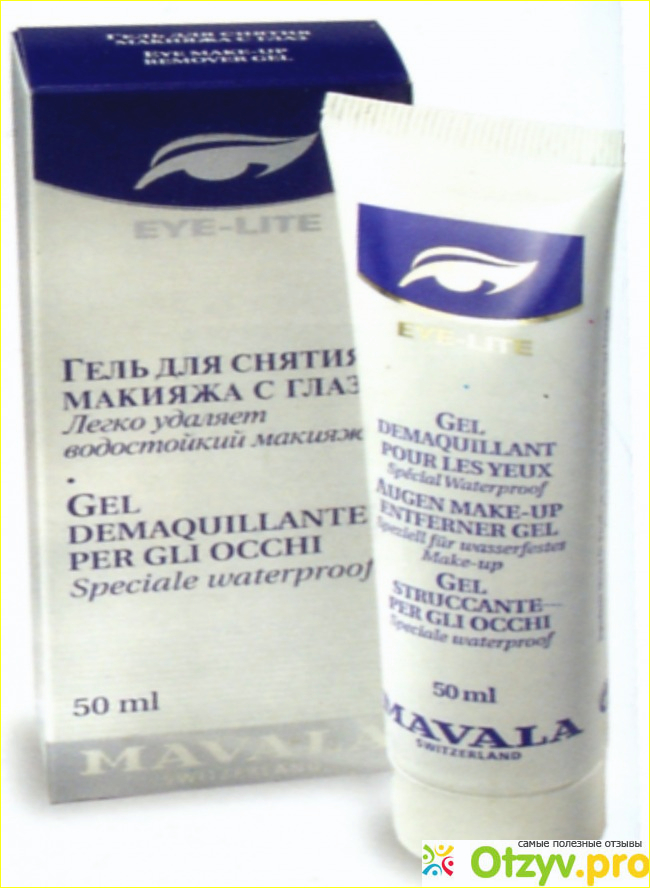 Отзыв о Снятие макияжа Гель Gentle Eye Make-up Remover Gel Mavala