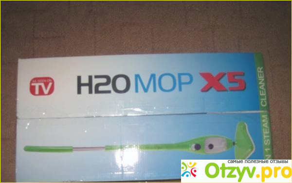 Отзыв о Швабра паровая H2O MOP X5 Elite зеленая
