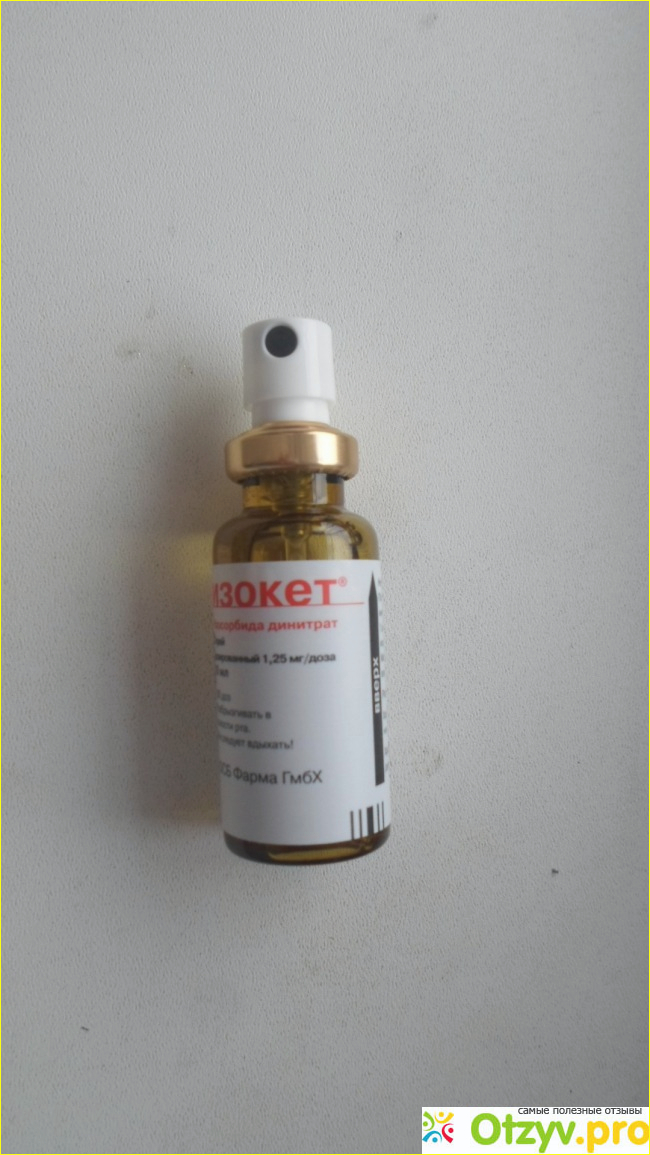 Изокет спрей (Изосорбида динитрат). фото2