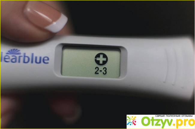Тест с определением срока беременности фото1