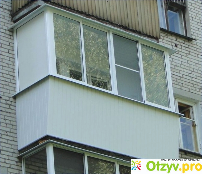 Алюминиевые балконы фото1