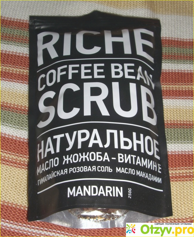 Скраб для тела RICHE Coffee Bean Scrub Mandarin фото1