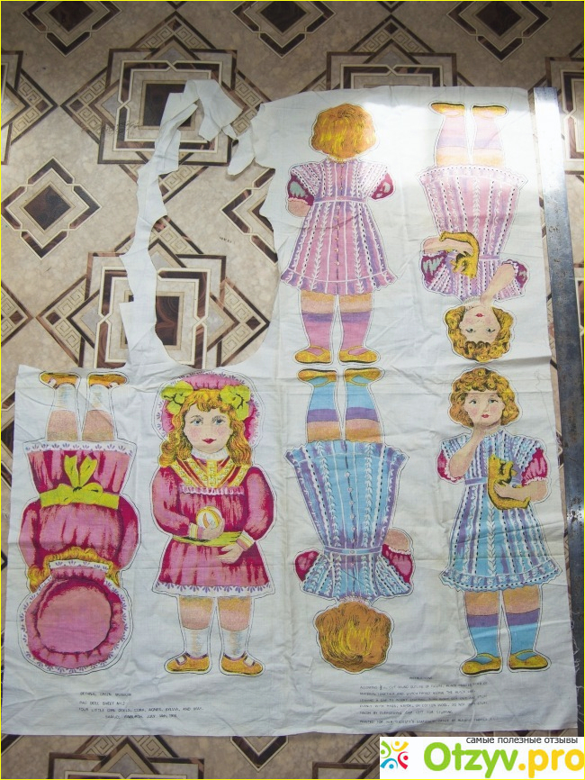 Отзыв о Тряпичная кукла Hulbert Fabrics A.U.L. Четыре девочки: Кора, Агнес, Сильвия и Мэй.