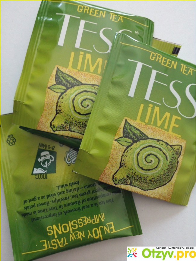 Отзыв о Tess green tea lime